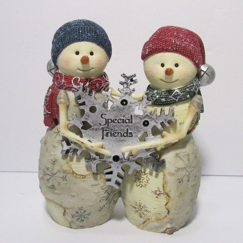 Snowmen Special Friends Birch Hearts 81044 2008 Christmas figure friendship